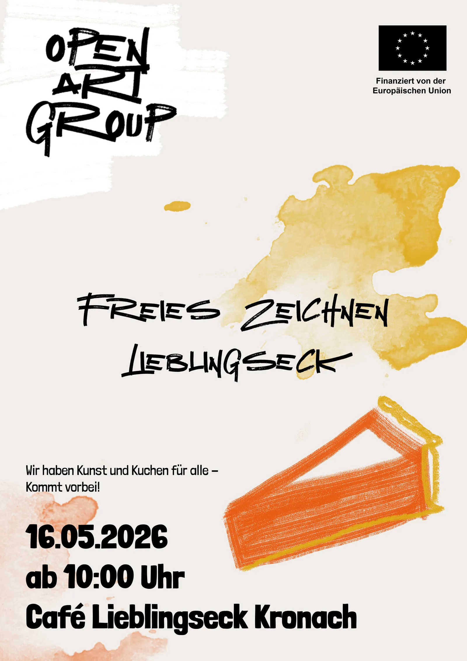Freies Zeichnen Lieblingseck Plakat
